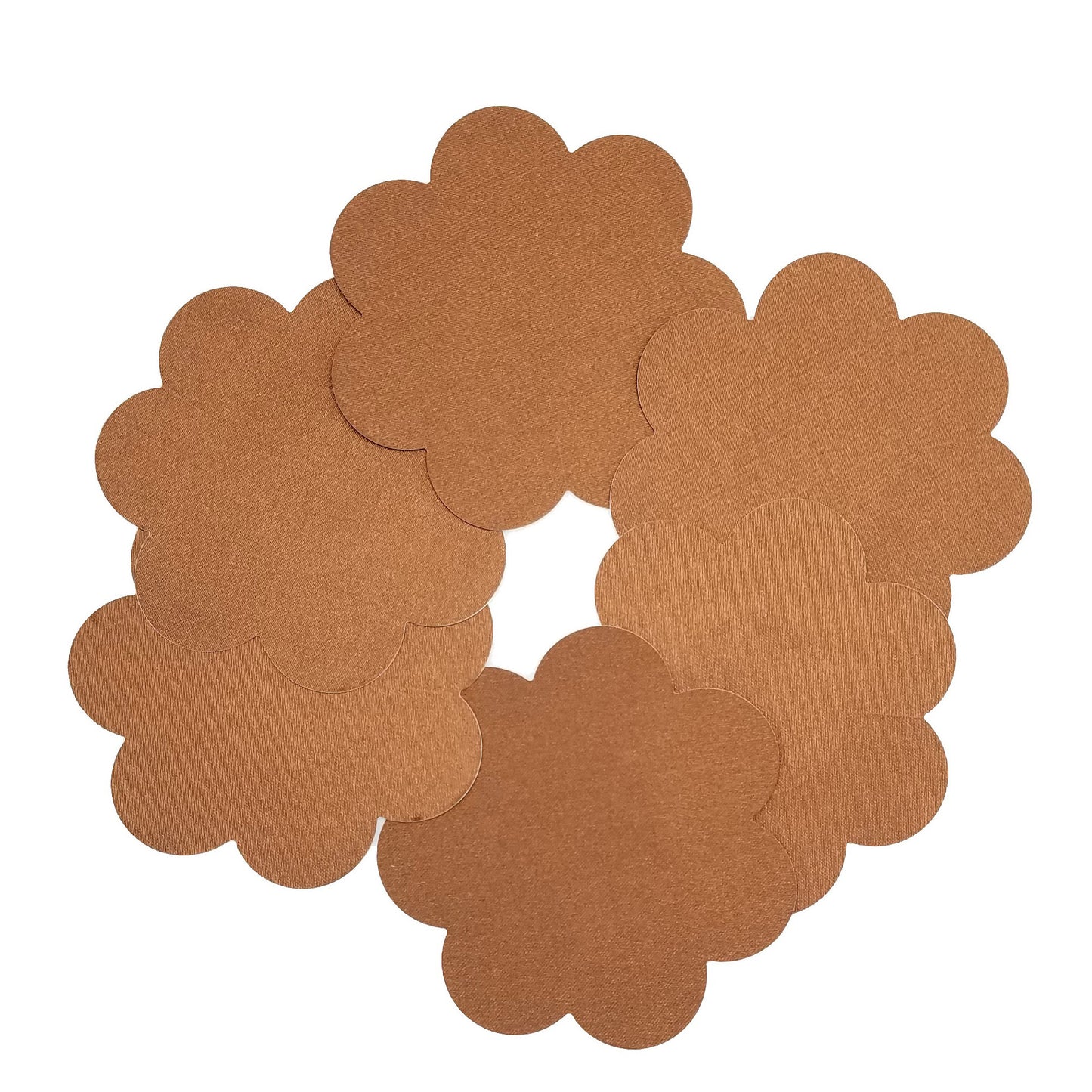Fullness Self Adhesive Strapless Backless Invisible Women Nipple Cover Pasties, 6 Pairs