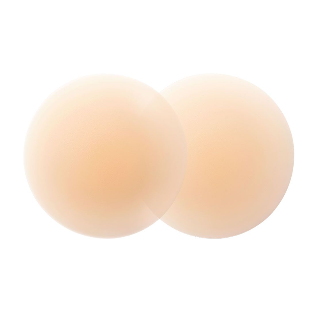 Ultra Thin Silicone Reusable Non Adhesive Women Nipple Concealers, Nipple Covers, Beige