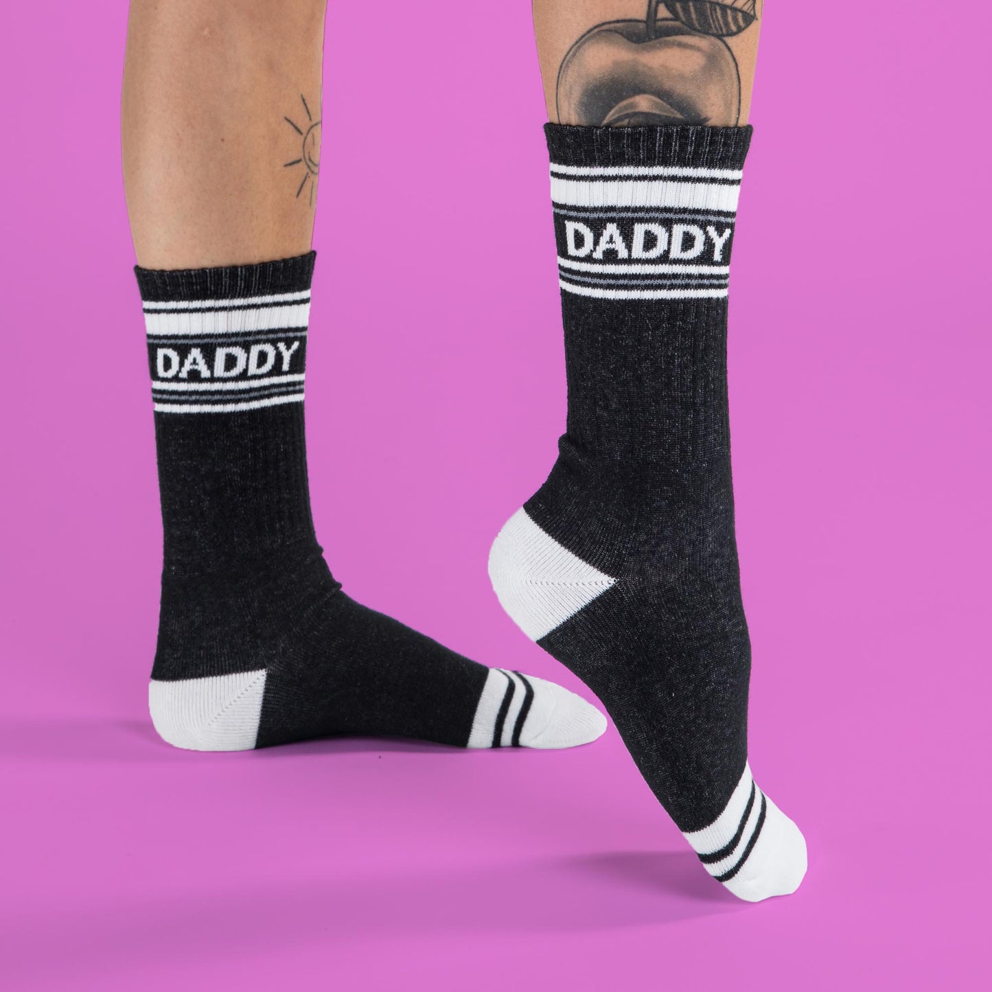 DADDY, Unisex Gym Crew Socks (Made in the USA)