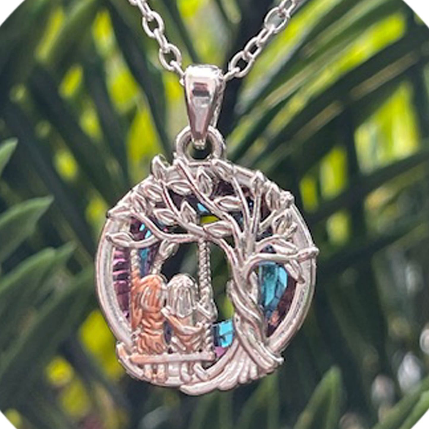 Two Sister Tree of Life Necklace – Beautiful Sister Bond Pendant Gift for Women