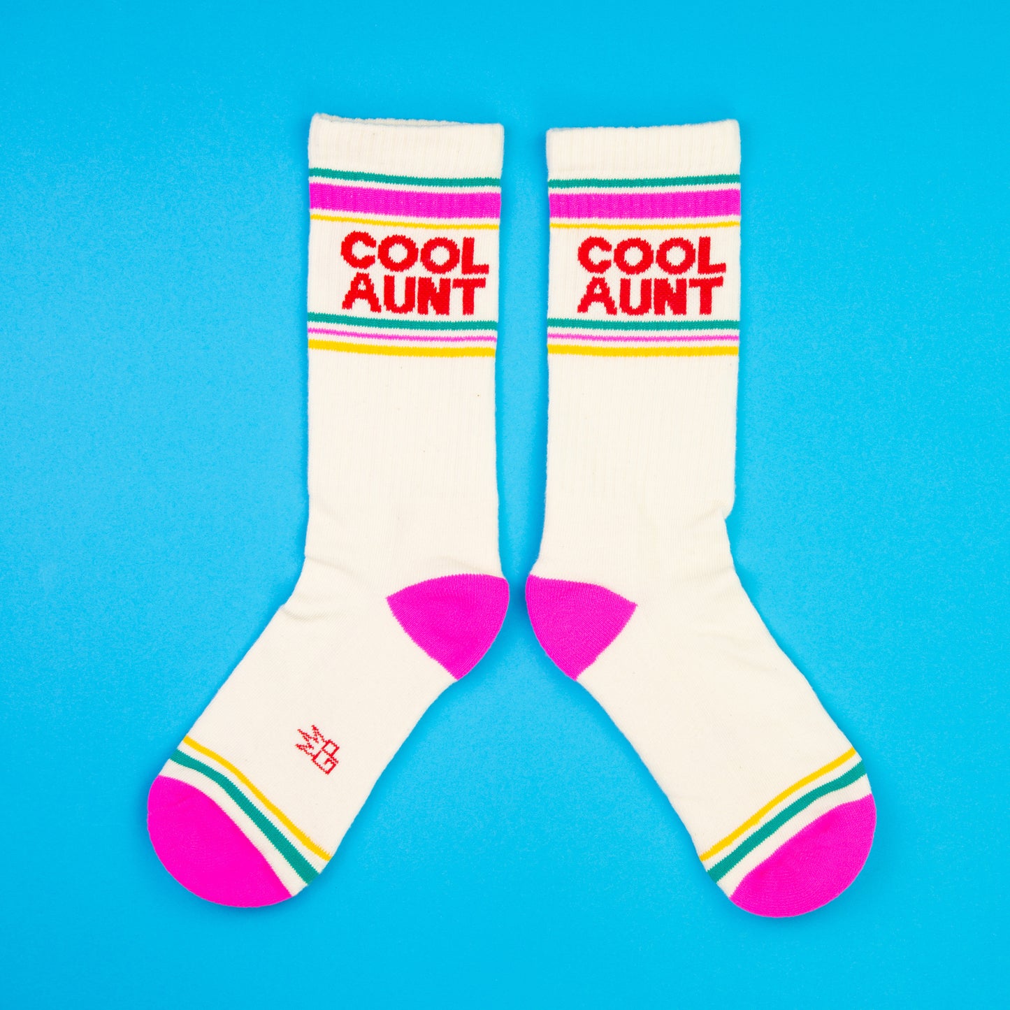 Novelty Crazy Gym Crew Socks, Fit a Women’s size 6 to Men’s size 15 ( Made in the USA )