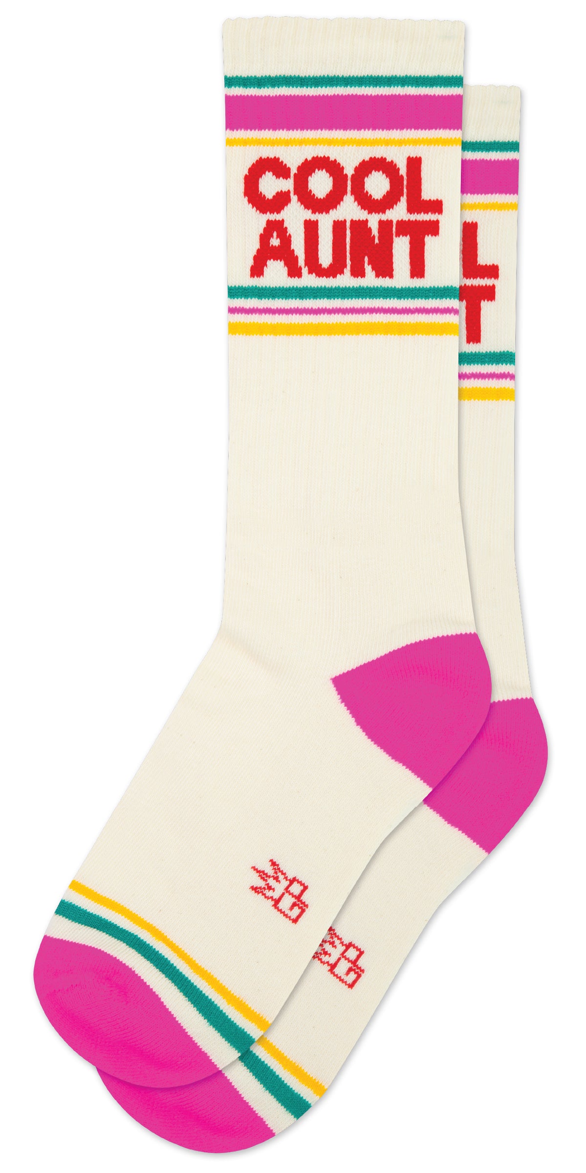 Novelty Crazy Gym Crew Socks, Fit a Women’s size 6 to Men’s size 15 ( Made in the USA )
