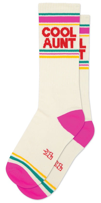 Novelty Crazy Gym Crew Socks, Fit a Women’s size 6 to Men’s size 15 ( Made in the USA )