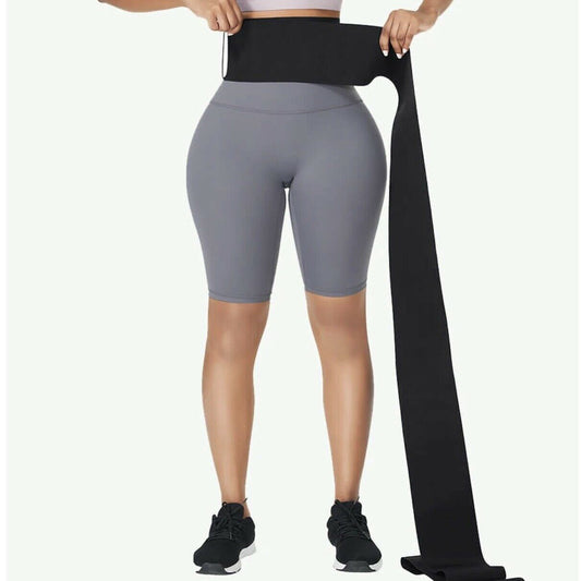 Fullness Trimmer Polyester Belt for Women, Stomach/Belly/Tummy/Body Shaper Compression Wrap, Can Fit From Size XS - 5XL