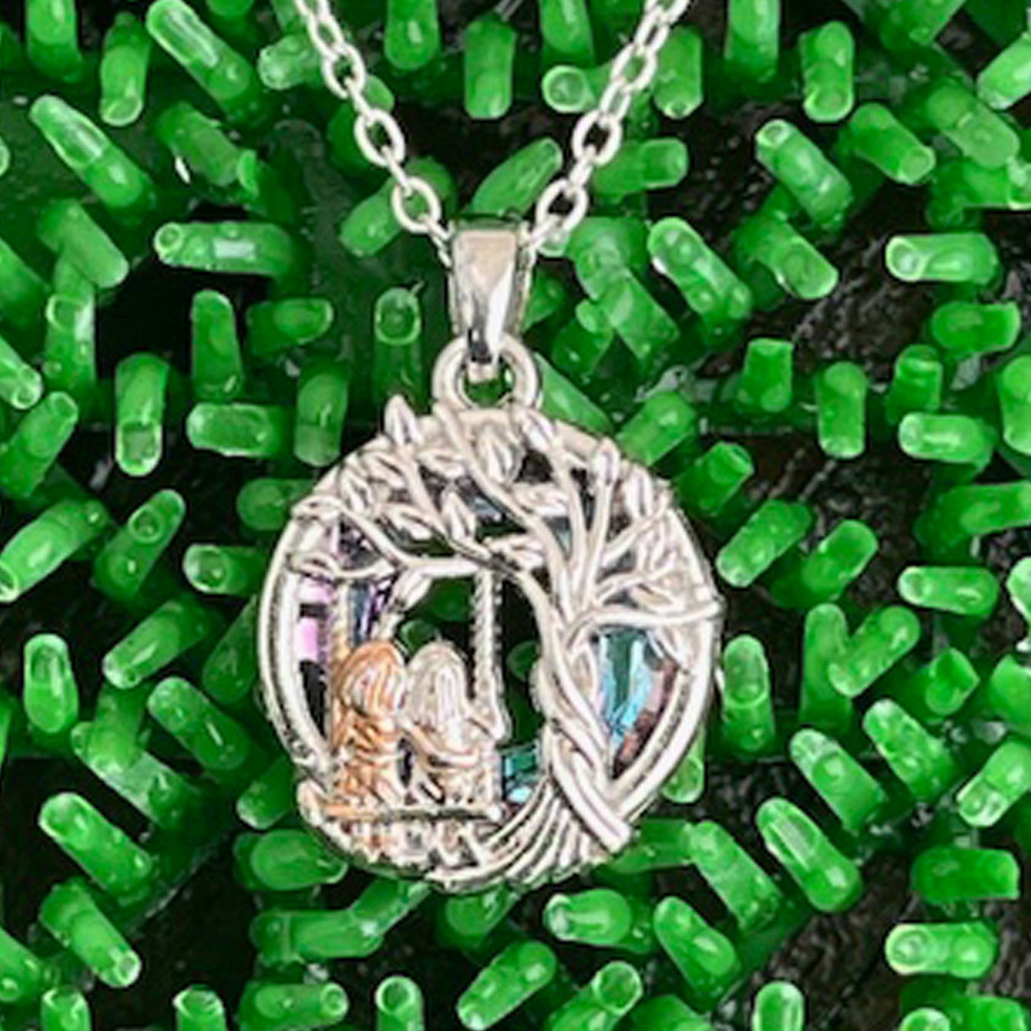 Two Sister Tree of Life Necklace – Beautiful Sister Bond Pendant Gift for Women