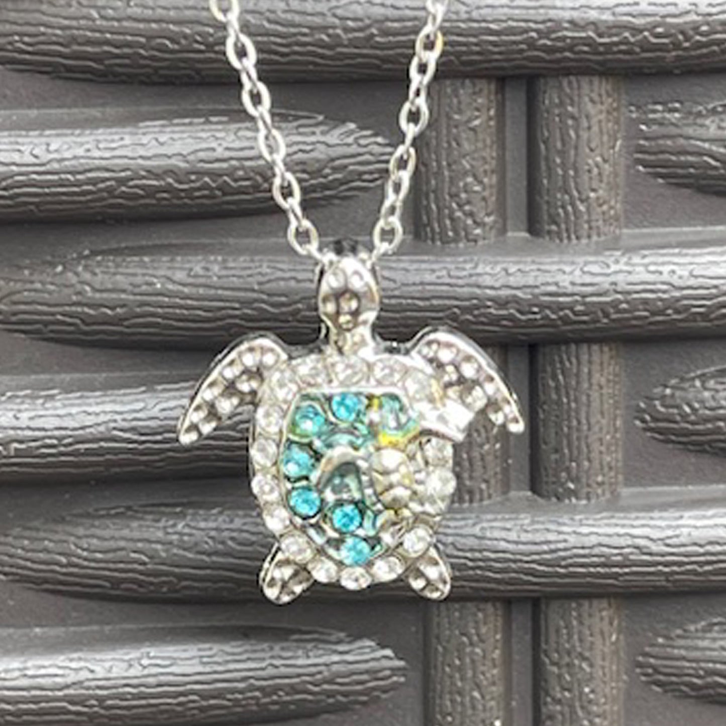 Sea Turtle Necklace 925 Sterling Silver, Ocean Turtle Pendant for Women, Birthday Anniversary Gift for Mom, Best Friend Jewelry